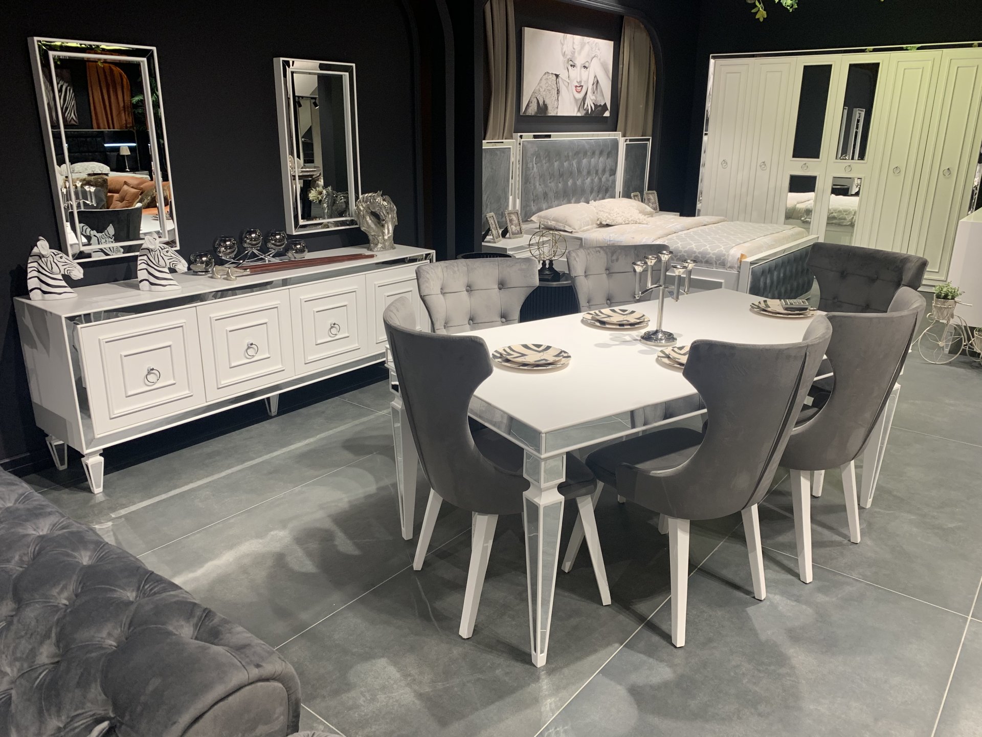 Art deco yemek odası